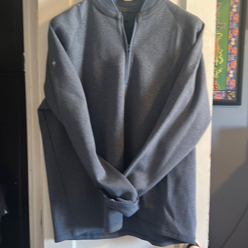 Adidas Golf 3/4 zip with Diamond Run Golf Club embroidery